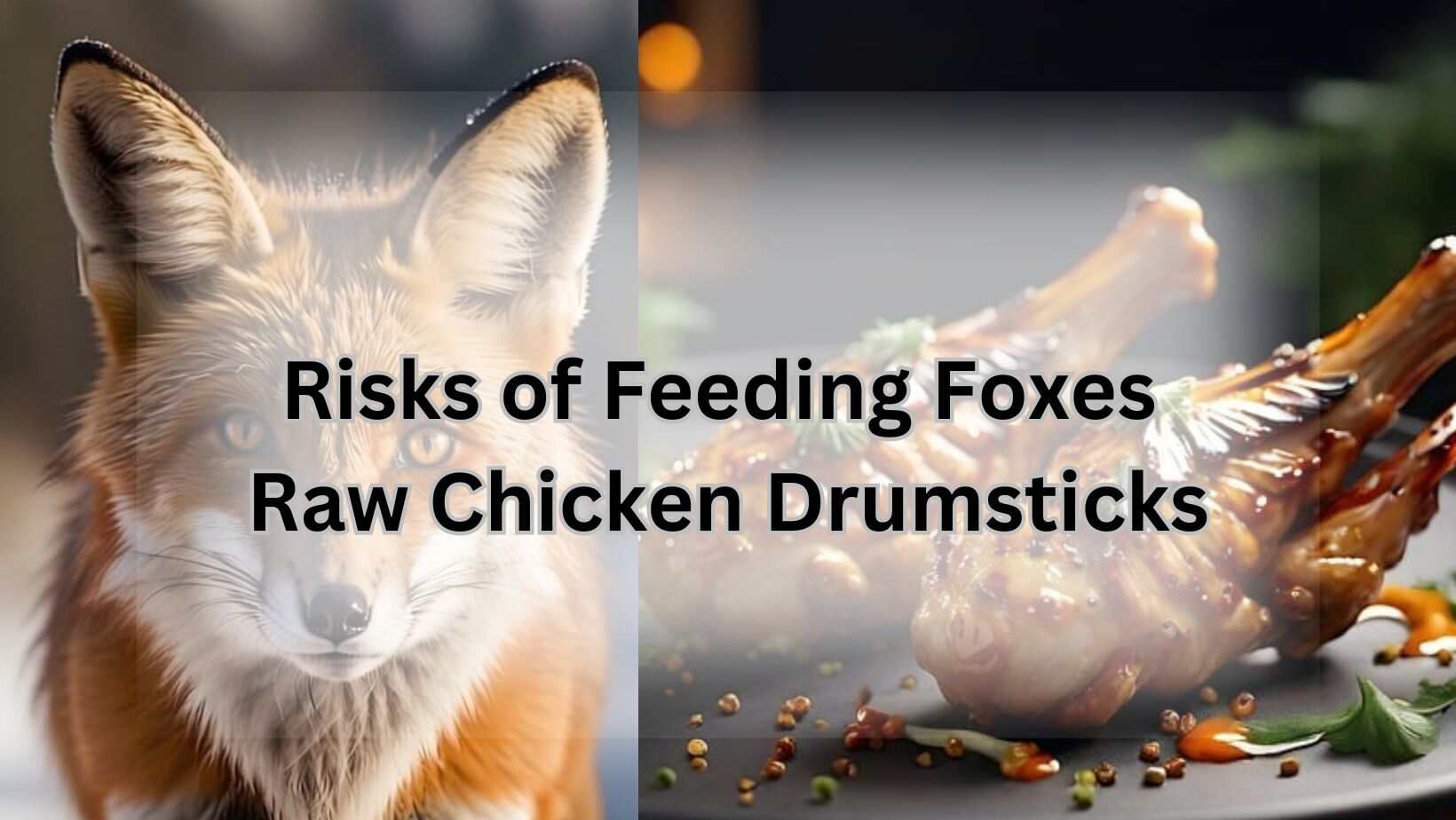 Risks of Feeding Foxes Raw Chicken Drumsticks