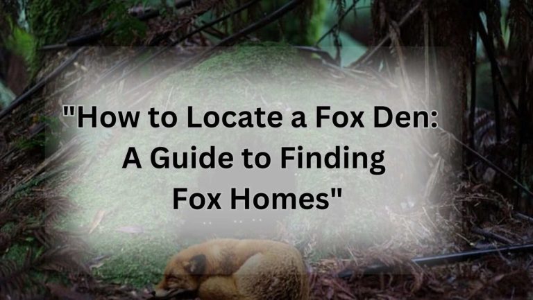 "How to Locate a Fox Den: A Guide to Finding Fox Homes"