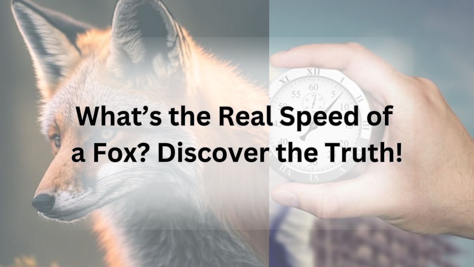 What’s the Real Speed of a Fox? Discover the Truth!