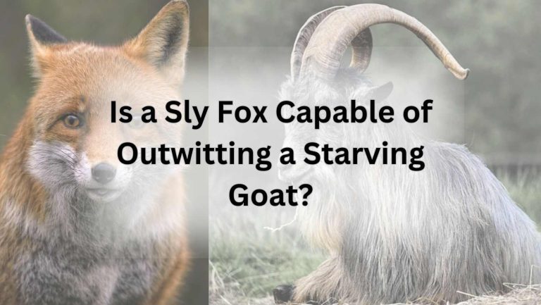 Is a Sly Fox Capable of Outwitting a Starving Goat?