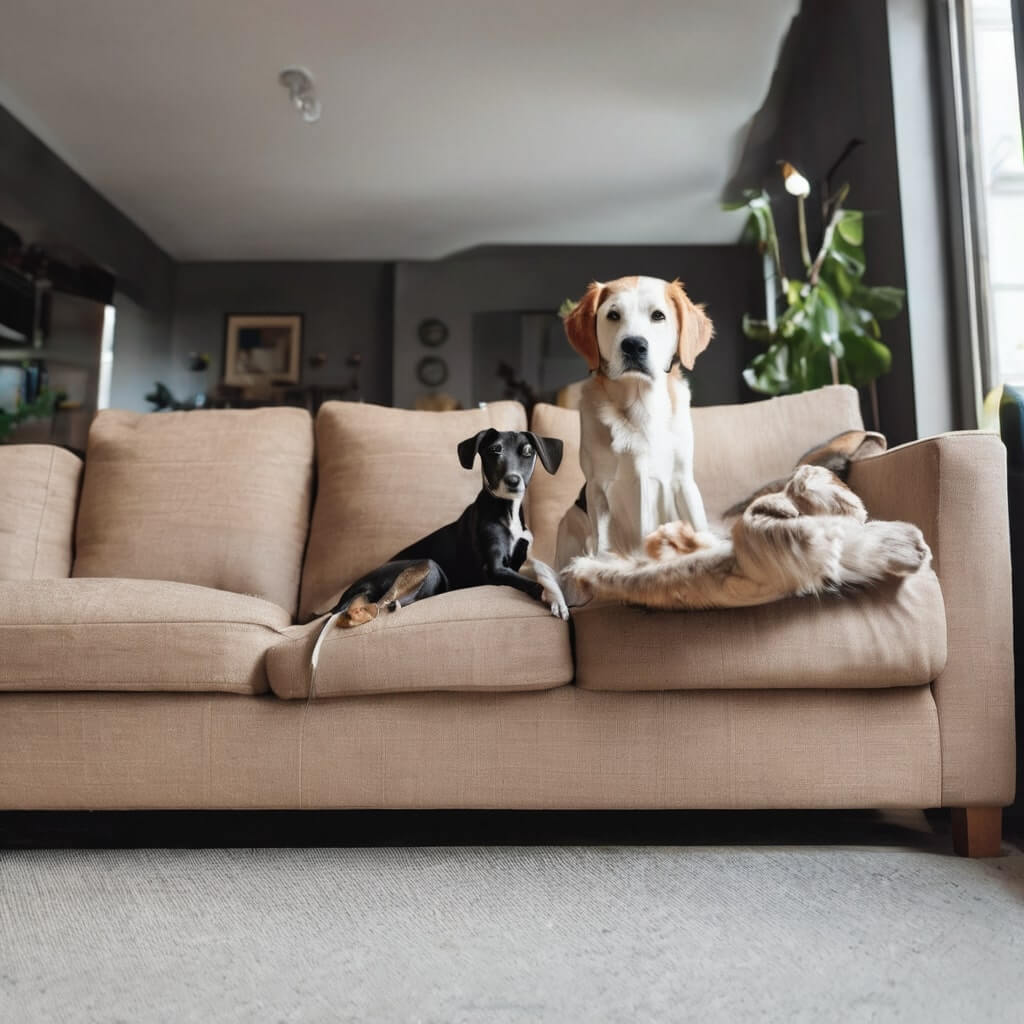Keep Your Dog off the Sofa with These Simple Tricks! Dogs sitting on sofa