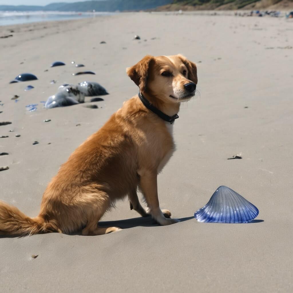 The Potential Dangers of Velella for Dogs on the beach